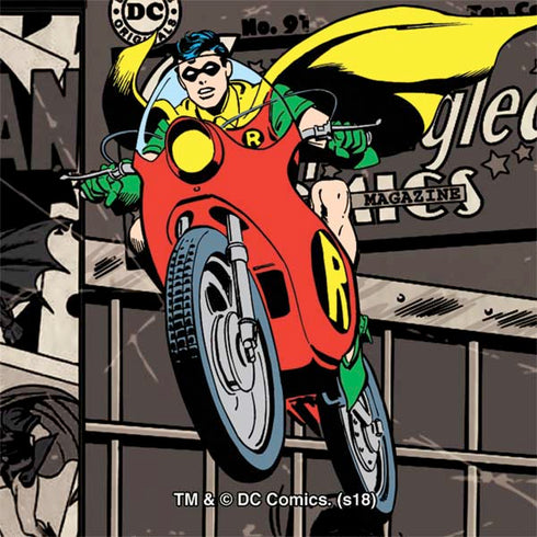 DC Comics Robin Vintage Action pose pattern Nintendo 2DS XL (2017) Skin